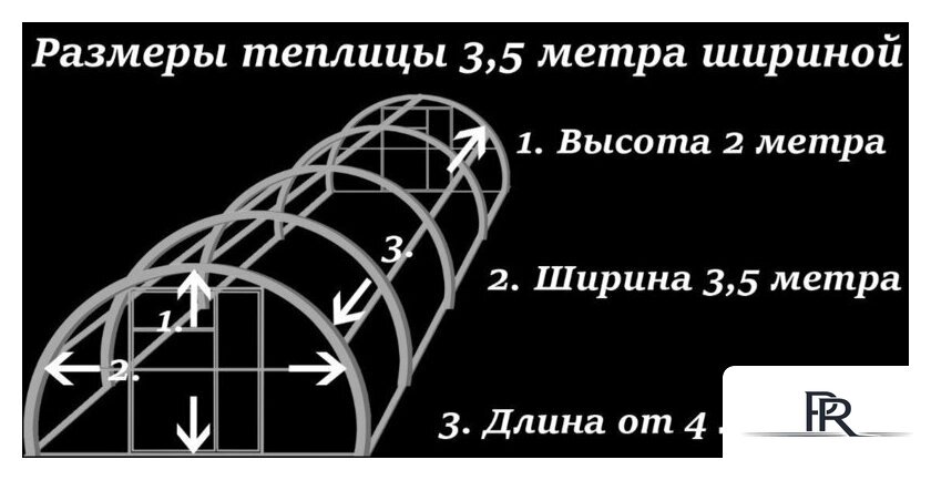 Каркас теплицы КомфортПром 3.5x4м(0.67) 10014104 - Изображение №5 — Интернет-магазин ПроЗаказ