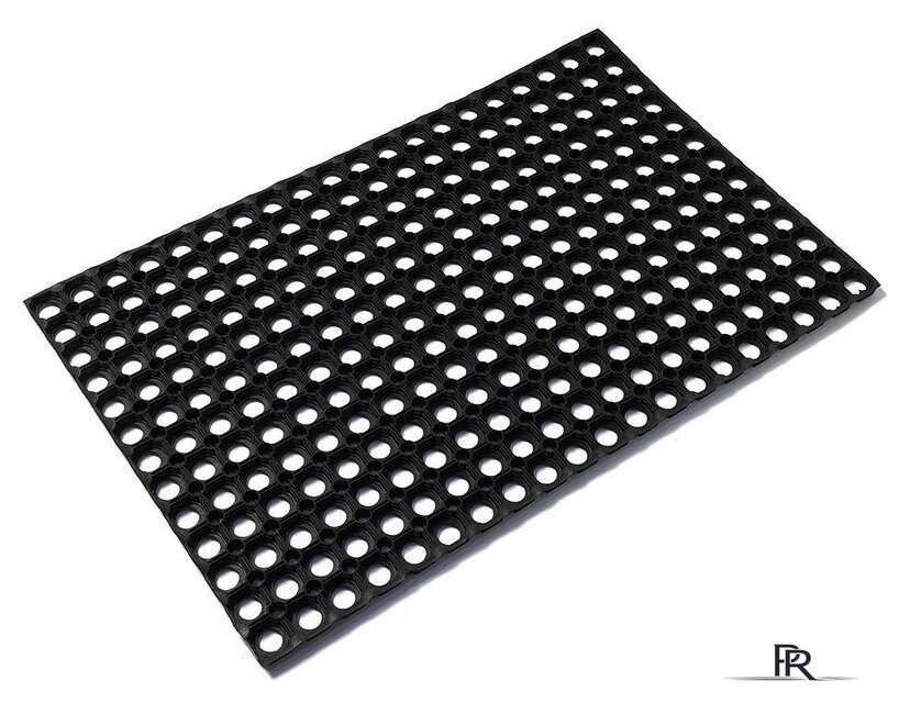 Придверный коврик Vortex 100x150 20004 (черный) - Изображение №1 — Интернет-магазин ПроЗаказ