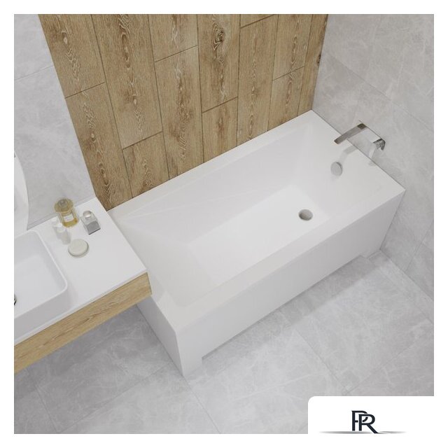 Ванна Lauter Estelle 130 21206030 (с ножками и сифоном 21Y11010 хром) - Изображение №16 — Интернет-магазин ПроЗаказ