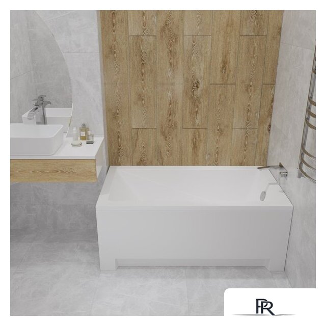 Ванна Lauter Estelle 130 21206030 (с ножками и сифоном 21Y11010 хром) - Изображение №15 — Интернет-магазин ПроЗаказ