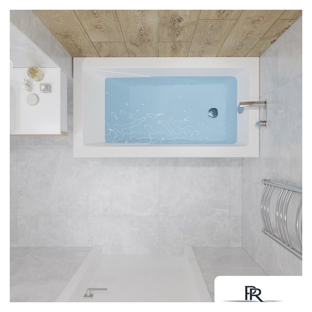 Ванна Lauter Estelle 130 21206030 (с ножками и сифоном 21Y11010 хром) - Изображение №17 — Интернет-магазин ПроЗаказ