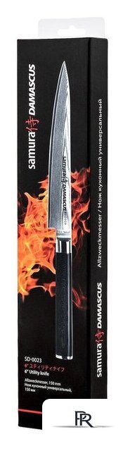 Кухонный нож Samura Damascus SD-0023 - Изображение №6 — Интернет-магазин ПроЗаказ