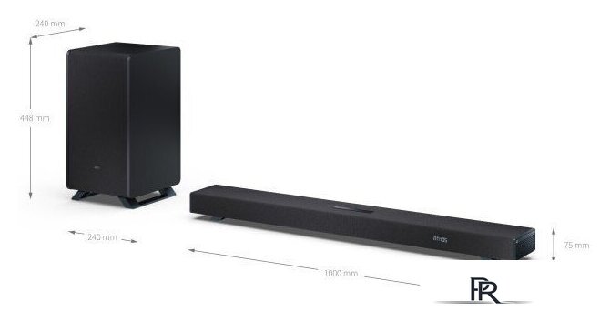 Саундбар Sharp HT-SBW53121 (черный) - Изображение №17 — Интернет-магазин ПроЗаказ