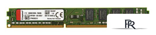 Оперативная память Kingston ValueRAM 4GB DDR3 PC3-12800 KVR16N11S8/4WP - Изображение №1 — Интернет-магазин ПроЗаказ