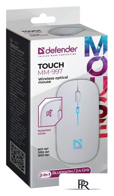 Мышь Defender Touch MM-997 (белый) - Изображение №4 — Интернет-магазин ПроЗаказ