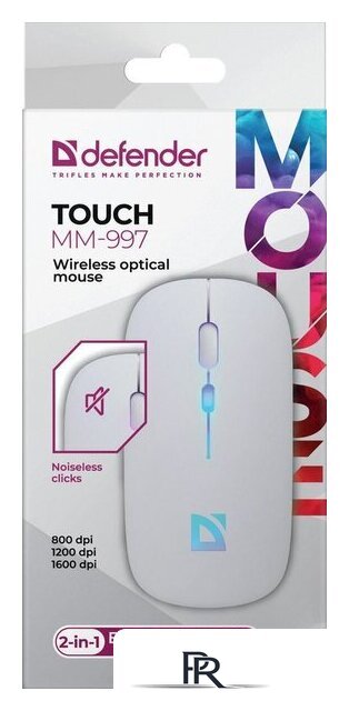 Мышь Defender Touch MM-997 (белый) - Изображение №5 — Интернет-магазин ПроЗаказ