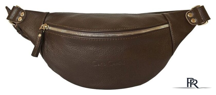 Сумка на пояс Carlo Gattini Sinfonica Belfiore 7003-04 (темно-коричневый) - Изображение №1 — Интернет-магазин ПроЗаказ