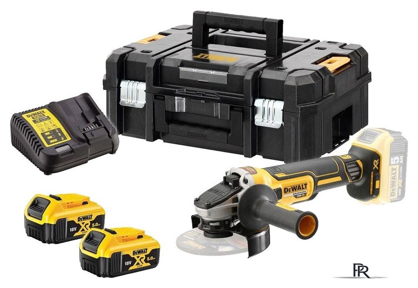 Угловая шлифмашина DeWalt DCG405P2 (с 2-мя АКБ, кейс) - Изображение №1 — Интернет-магазин ПроЗаказ