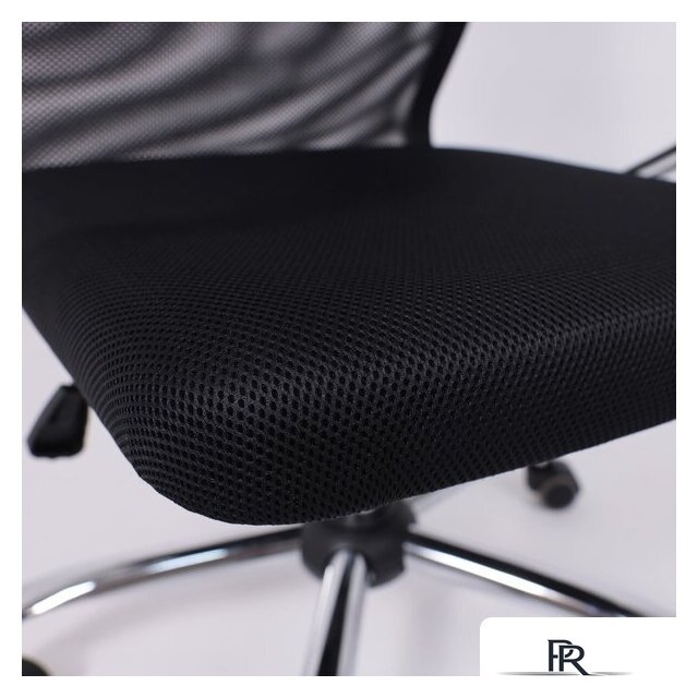 Офисное кресло AksHome Iris Chrome DMS (хром/черный) - Изображение №4 — Интернет-магазин ПроЗаказ