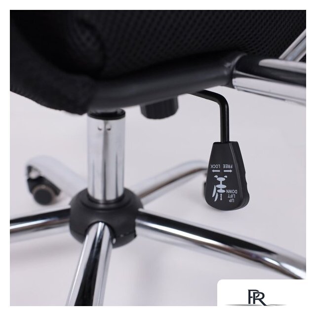 Офисное кресло AksHome Iris Chrome DMS (хром/черный) - Изображение №12 — Интернет-магазин ПроЗаказ