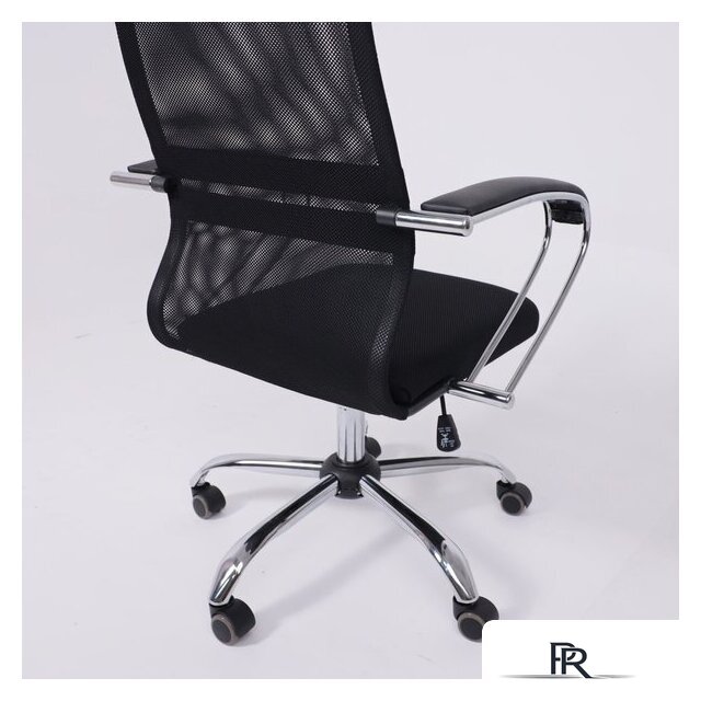 Офисное кресло AksHome Iris Chrome DMS (хром/черный) - Изображение №3 — Интернет-магазин ПроЗаказ