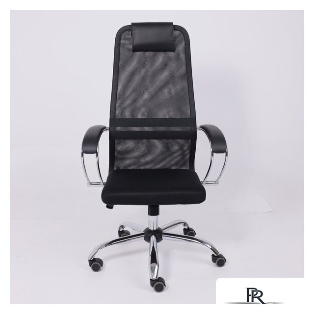 Офисное кресло AksHome Iris Chrome DMS (хром/черный) - Изображение №10 — Интернет-магазин ПроЗаказ