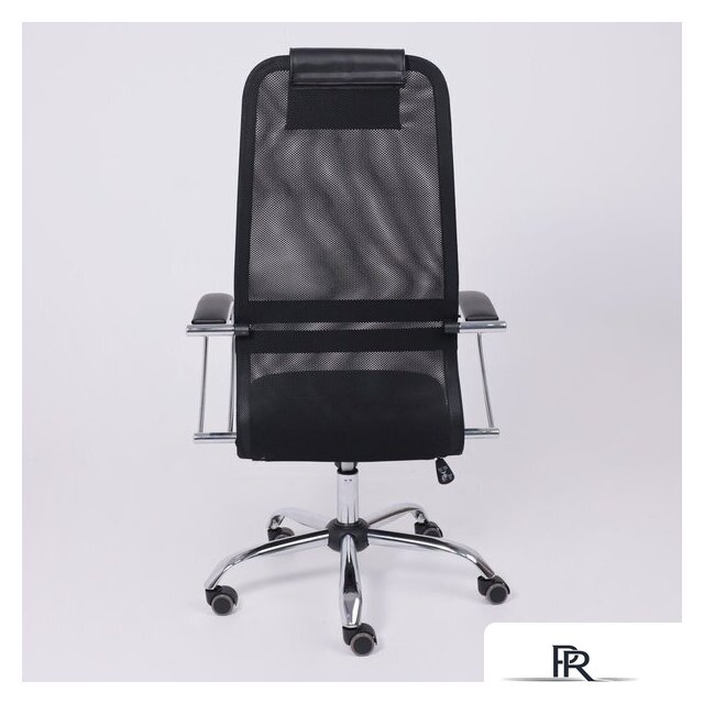 Офисное кресло AksHome Iris Chrome DMS (хром/черный) - Изображение №9 — Интернет-магазин ПроЗаказ