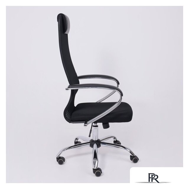 Офисное кресло AksHome Iris Chrome DMS (хром/черный) - Изображение №8 — Интернет-магазин ПроЗаказ