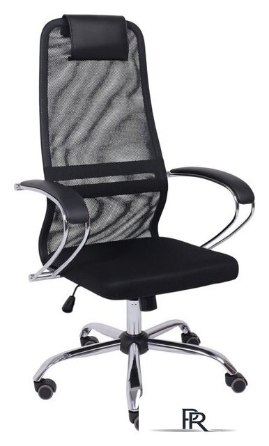 Офисное кресло AksHome Iris Chrome DMS (хром/черный) - Изображение №1 — Интернет-магазин ПроЗаказ