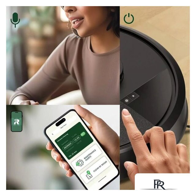 Робот-пылесос iRobot Roomba 105 Combo + stacja AutoEmpty (черный) - Изображение №16 — Интернет-магазин ПроЗаказ