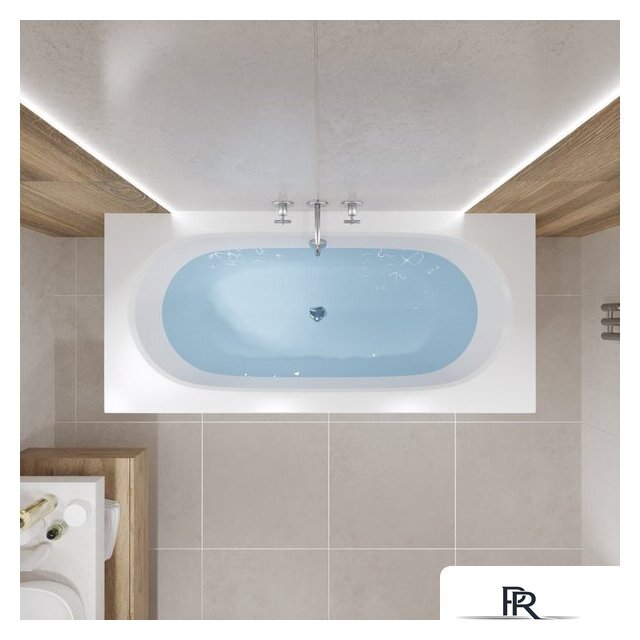 Ванна Lauter Ava 150 21208050 (с ножками, серым подголовником и белым лицевым экраном) - Изображение №22 — Интернет-магазин ПроЗаказ