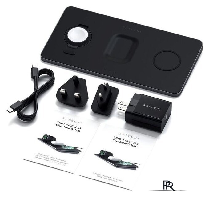 Беспроводное зарядное Satechi Trio Wireless Charging Pad - Изображение №6 — Интернет-магазин ПроЗаказ