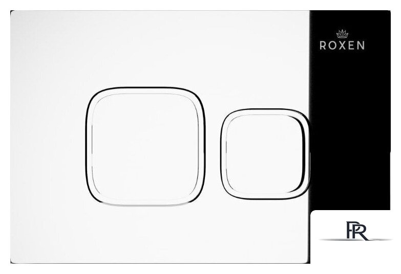 Унитаз подвесной Roxen Attach 966940 (кнопка хром глянец) - Изображение №2 — Интернет-магазин ПроЗаказ