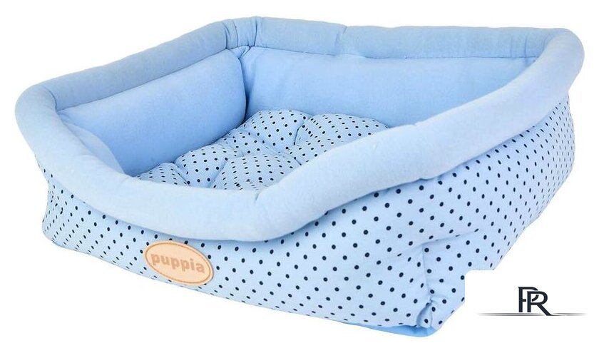 Лежак Puppia Cozy Dot OASA-AU5983-BL-FR (голубой) - Изображение №2 — Интернет-магазин ПроЗаказ