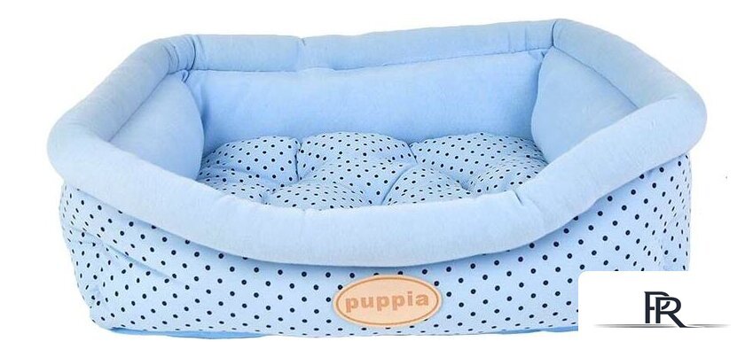 Лежак Puppia Cozy Dot OASA-AU5983-BL-FR (голубой) - Изображение №3 — Интернет-магазин ПроЗаказ