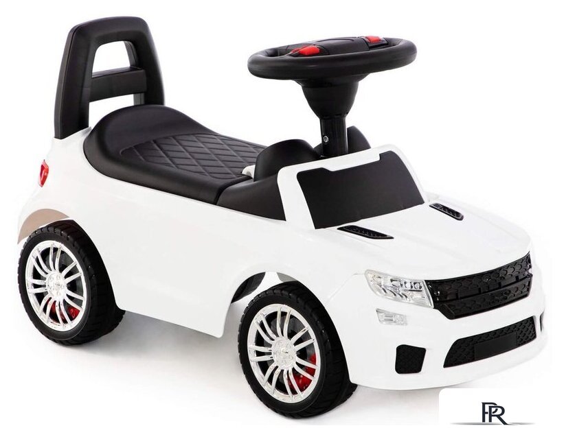 Каталка Полесье SuperCar №6 со звуковым сигналом 84606 (белый) - Изображение №6 — Интернет-магазин ПроЗаказ