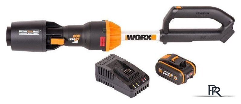 Садовая воздуходувка Worx WG543E (с 1-им АКБ 4 Ач) - Изображение №8 — Интернет-магазин ПроЗаказ