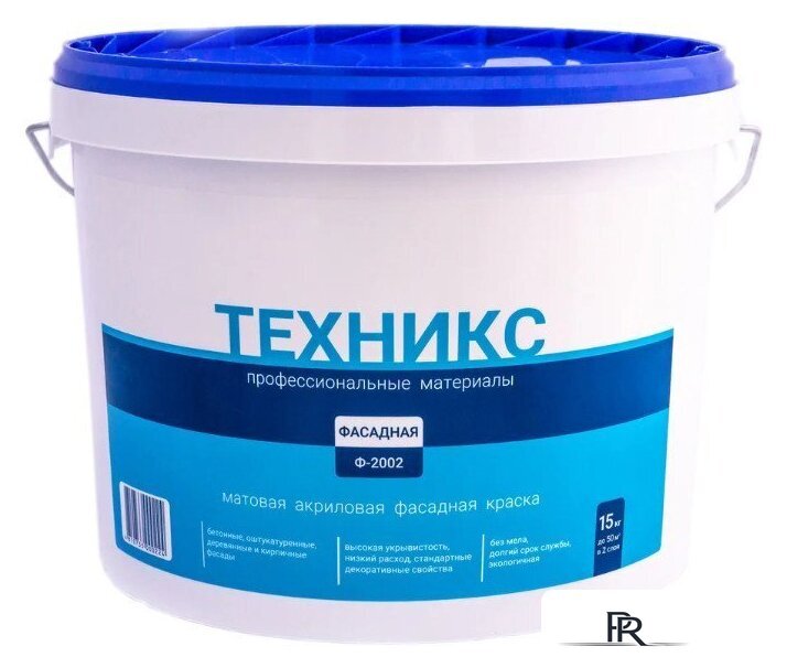 Краска Техникс Фасад ВД-АК-1 Ф-2002 P 15 кг (шоколад) - Изображение №1 — Интернет-магазин ПроЗаказ