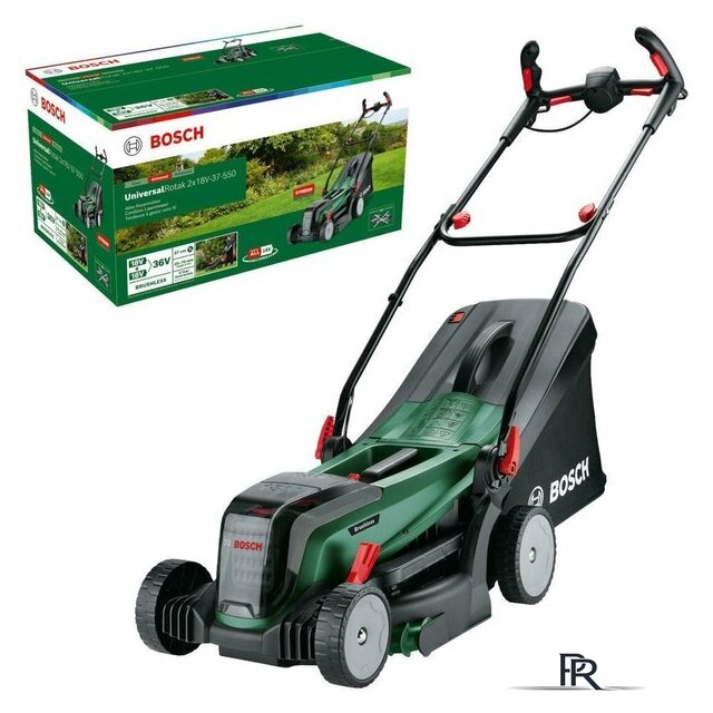 Газонокосилка Bosch UniversalRotak 2x18V-37-550 06008B9E01 (без АКБ) - Изображение №1 — Интернет-магазин ПроЗаказ