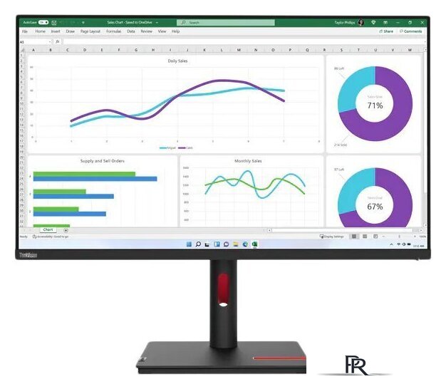 Монитор Lenovo ThinkVision T32h-30 63D3GAT1EU - Изображение №1 — Интернет-магазин ПроЗаказ