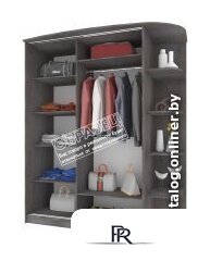 Шкаф-купе Кортекс-мебель Лагуна ШК05-00 правая консоль (белый) - Изображение №2 — Интернет-магазин ПроЗаказ