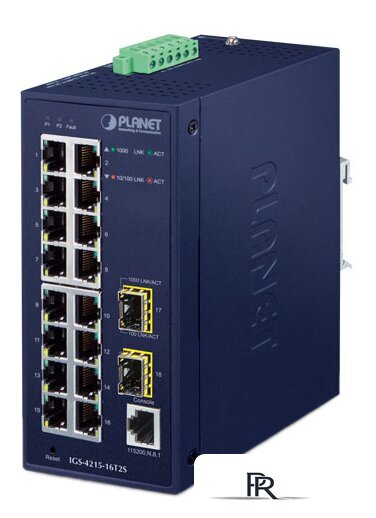 Управляемый коммутатор 2-го уровня PLANET IGS-4215-16T2S - Изображение №1 — Интернет-магазин ПроЗаказ