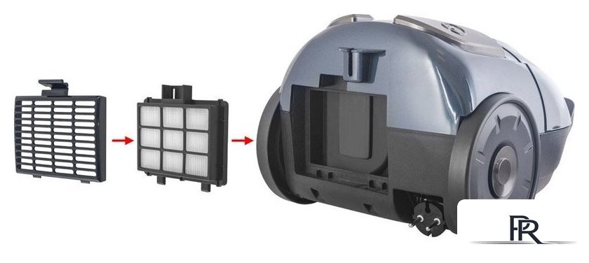 Пылесос Endever SkyClean VC-252 (синий/серый) - Изображение №8 — Интернет-магазин ПроЗаказ