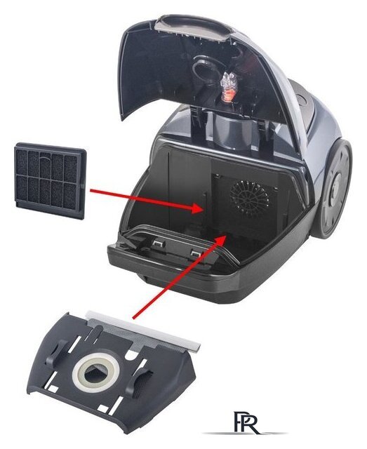 Пылесос Endever SkyClean VC-252 (синий/серый) - Изображение №9 — Интернет-магазин ПроЗаказ