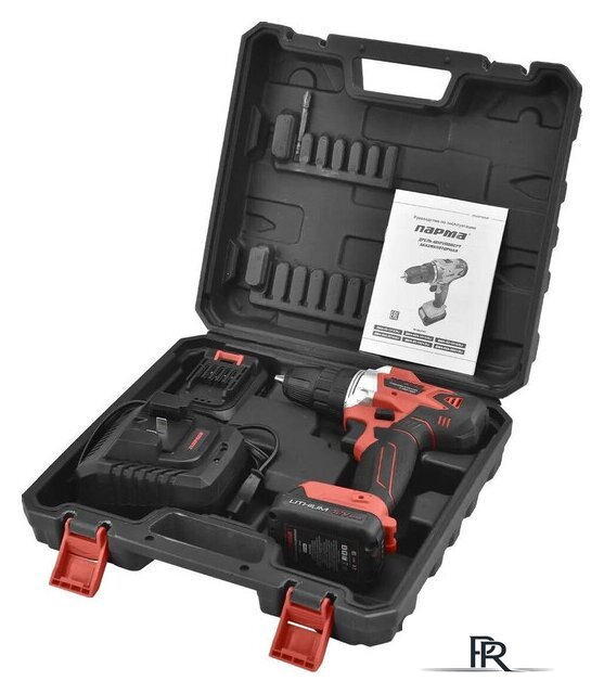 Дрель-шуруповерт Парма ДША-02-1312/2Li 02.021.00006 (с 2-мя АКБ, кейс) - Изображение №5 — Интернет-магазин ПроЗаказ