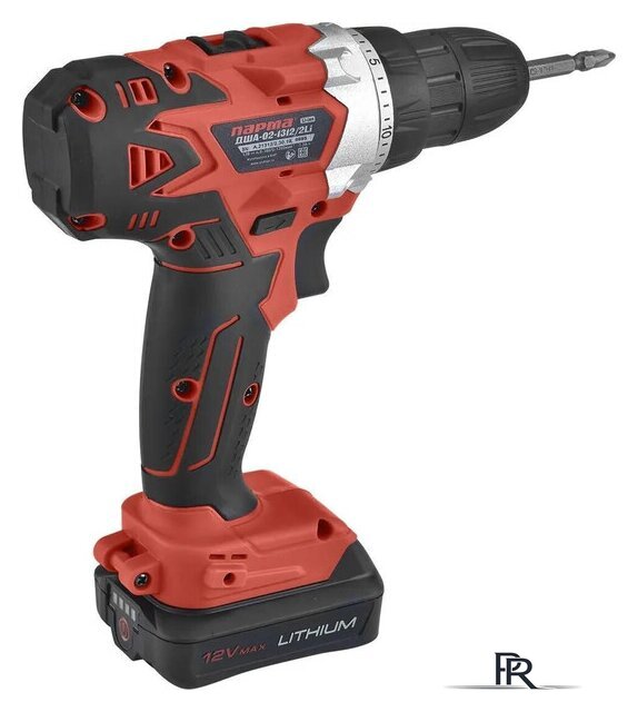 Дрель-шуруповерт Парма ДША-02-1312/2Li 02.021.00006 (с 2-мя АКБ, кейс) - Изображение №3 — Интернет-магазин ПроЗаказ