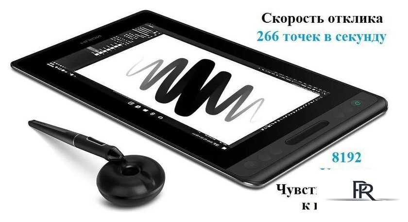 Графический монитор Huion Kamvas Pro 13 GT-133 - Изображение №7 — Интернет-магазин ПроЗаказ