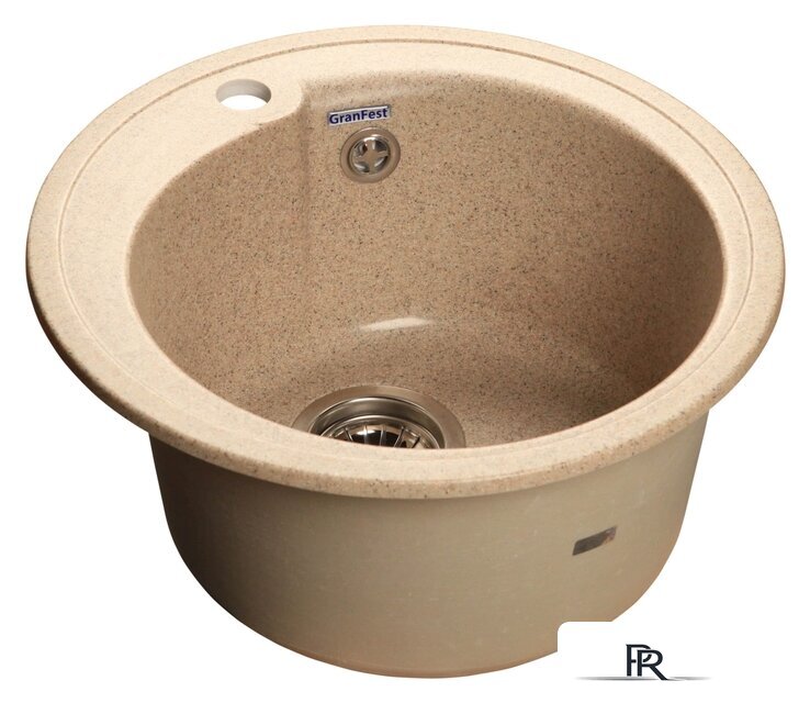 Кухонная мойка GranFest Rondo GF-R450 (песочный) - Изображение №1 — Интернет-магазин ПроЗаказ