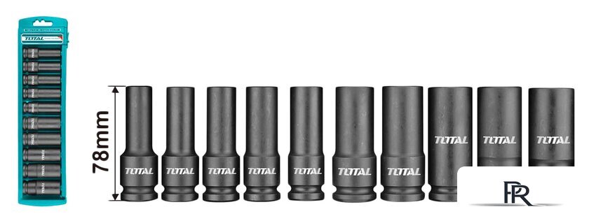 Набор головок слесарных Total THKISD12102L - Изображение №1 — Интернет-магазин ПроЗаказ