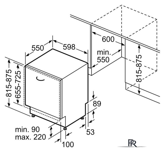 Встраиваемая посудомоечная машина Bosch SMV6ECX93E - Изображение №9 — Интернет-магазин ПроЗаказ