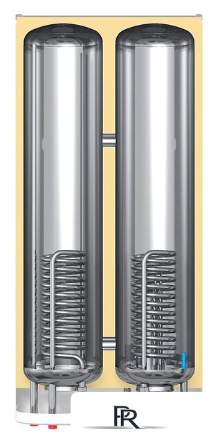 Накопительный электрический водонагреватель Thermex Flat 80 V Combi - Изображение №2 — Интернет-магазин ПроЗаказ