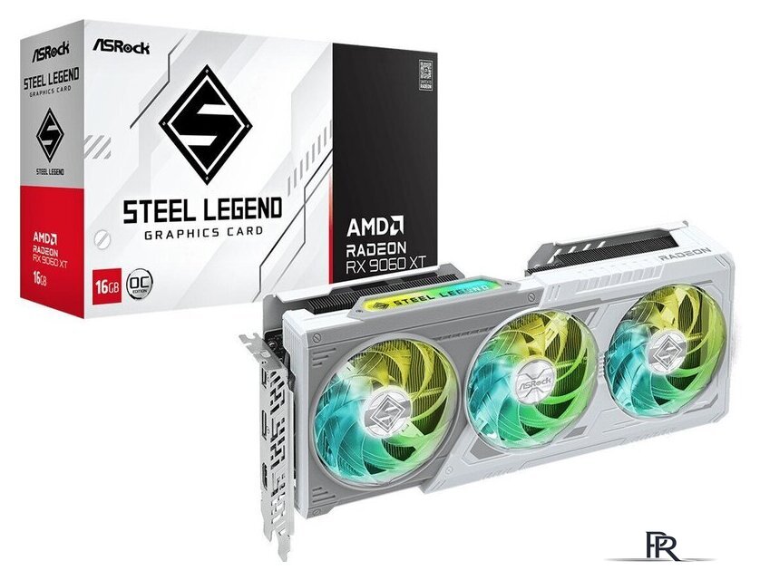 Видеокарта ASRock Radeon RX 9060 XT Steel Legend 16GB OC RX9060XT SL 16GO - Изображение №6 — Интернет-магазин ПроЗаказ