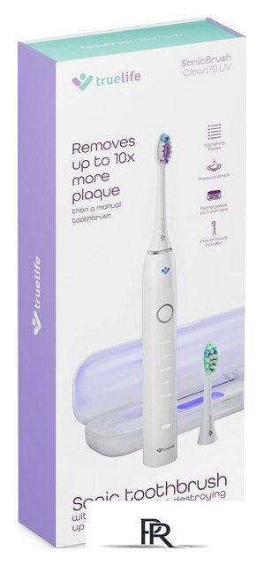 Электрическая зубная щетка TrueLife SonicBrush Clean70 UV (белый) - Изображение №14 — Интернет-магазин ПроЗаказ