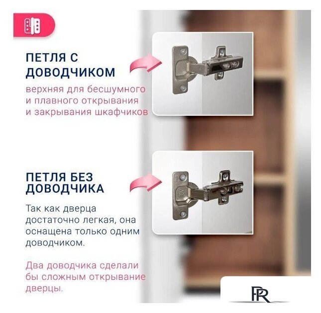  Doratiz Шкаф с зеркалом Фьорд 70 R 2711.159 (дуб бунратти/цемент) - Изображение №8 — Интернет-магазин ПроЗаказ