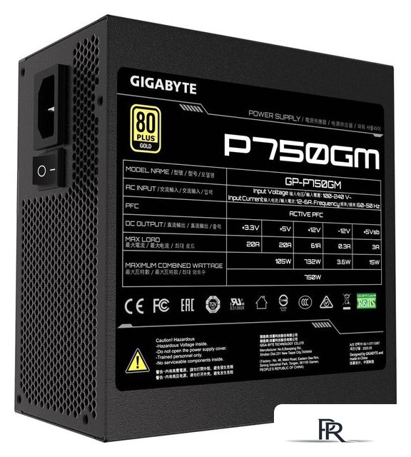 Блок питания Gigabyte P750GM - Изображение №3 — Интернет-магазин ПроЗаказ
