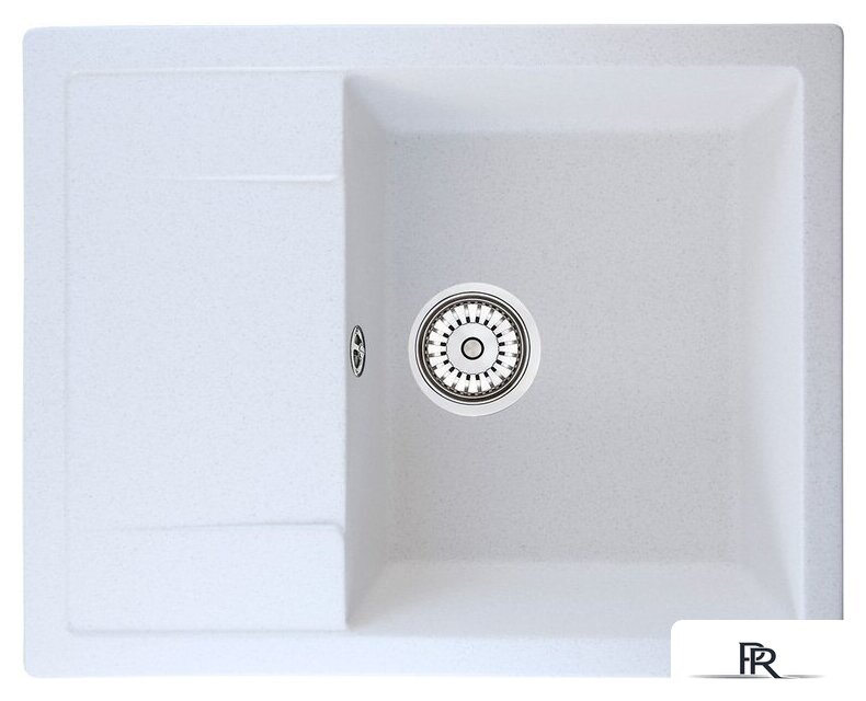 Кухонная мойка Berge BR-6502 (белый матовый) - Изображение №1 — Интернет-магазин ПроЗаказ