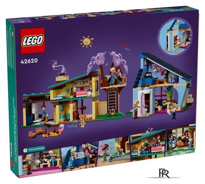 Конструктор LEGO Friends 42620 Дома Олли и Пейсли - Изображение №2 — Интернет-магазин ПроЗаказ