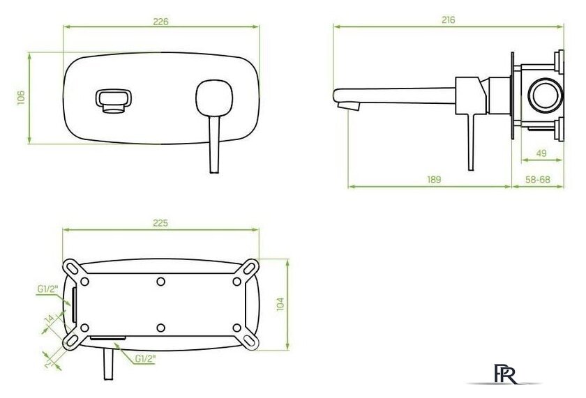 Смеситель Laveo Pola BAP 822P - Изображение №2 — Интернет-магазин ПроЗаказ