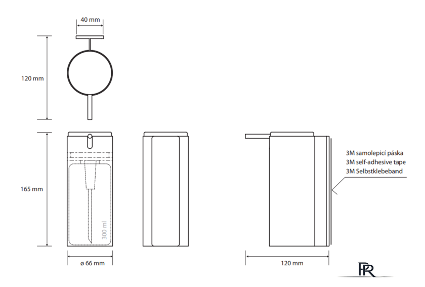Дозатор для жидкого мыла Bemeta Niva 101109225 - Изображение №2 — Интернет-магазин ПроЗаказ