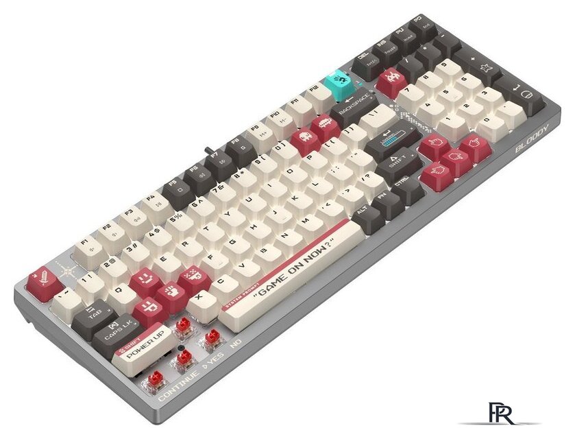 Клавиатура A4Tech Bloody S98 Pixels Red (Bloody BLMS Red Plus, нет кириллицы) - Изображение №3 — Интернет-магазин ПроЗаказ